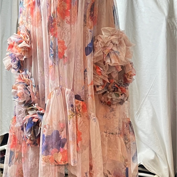 Maeve (Anthropologie) 3-D Tulle Mesh Skirt Sz M - Picture 15 of 16